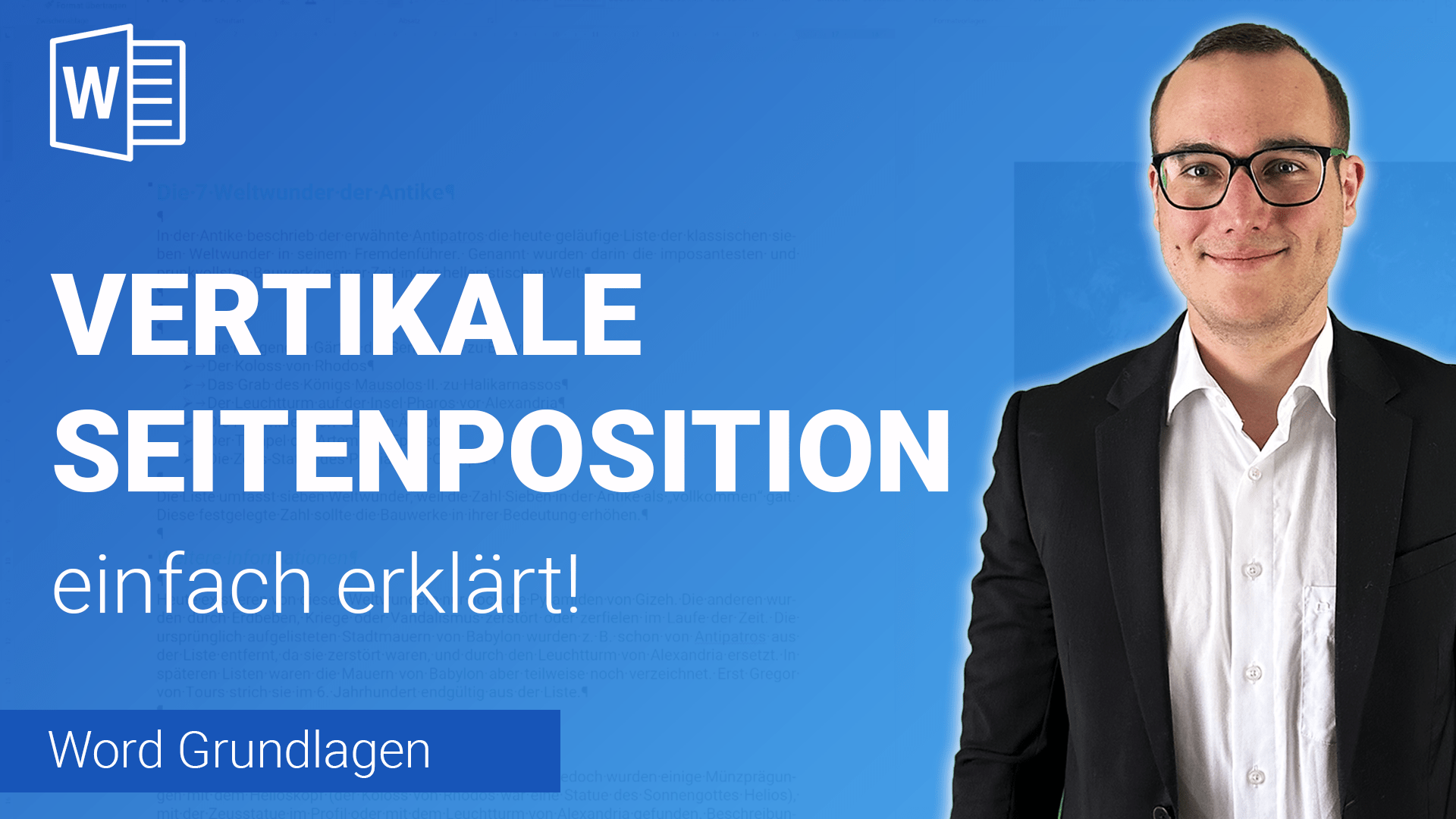 VERTIKALE SEITENPOSITION einfach erklärt