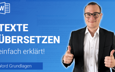 TEXTE ÜBERSETZEN lassen einfach erklärt