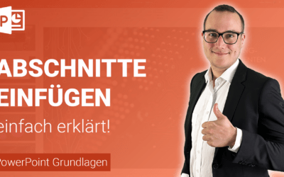 ABSCHNITTE einfügen einfach erklärt