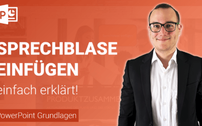 SPRECHBLASEN einfügen einfach erklärt