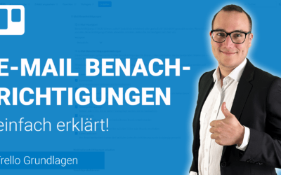 E-MAIL BENACHRICHTIGUNGEN einstellen einfach erklärt