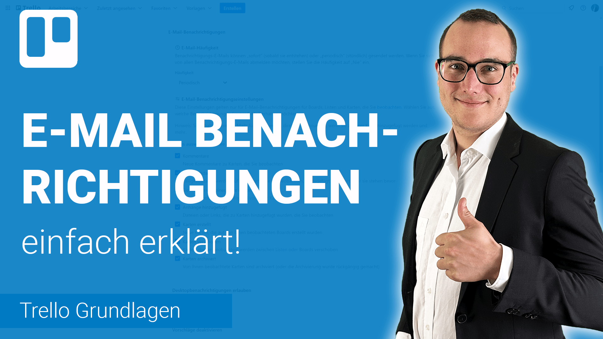 E-MAIL BENACHRICHTIGUNGEN einstellen einfach erklärt