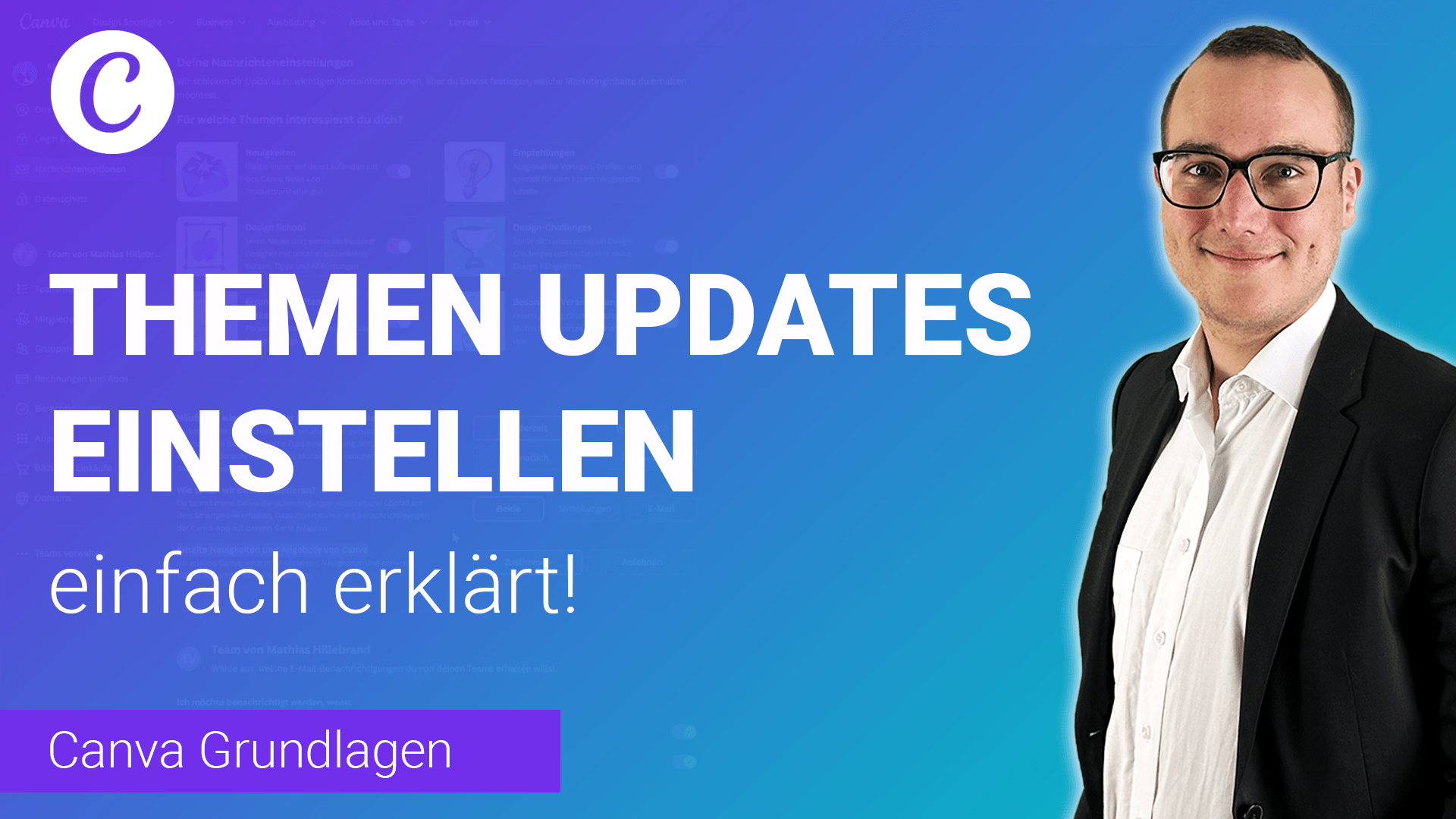 THEMEN UPDATES einstellen einfach erklärt