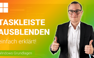 TASKLEISTE ausblenden einfach erklärt