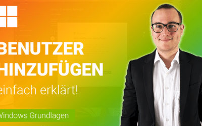 LOKALEN BENUTZER hinzufügen einfach erklärt