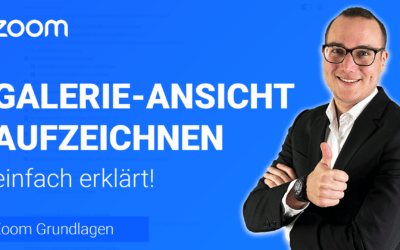 GALERIE-ANSICHT aufzeichnen einfach erklärt