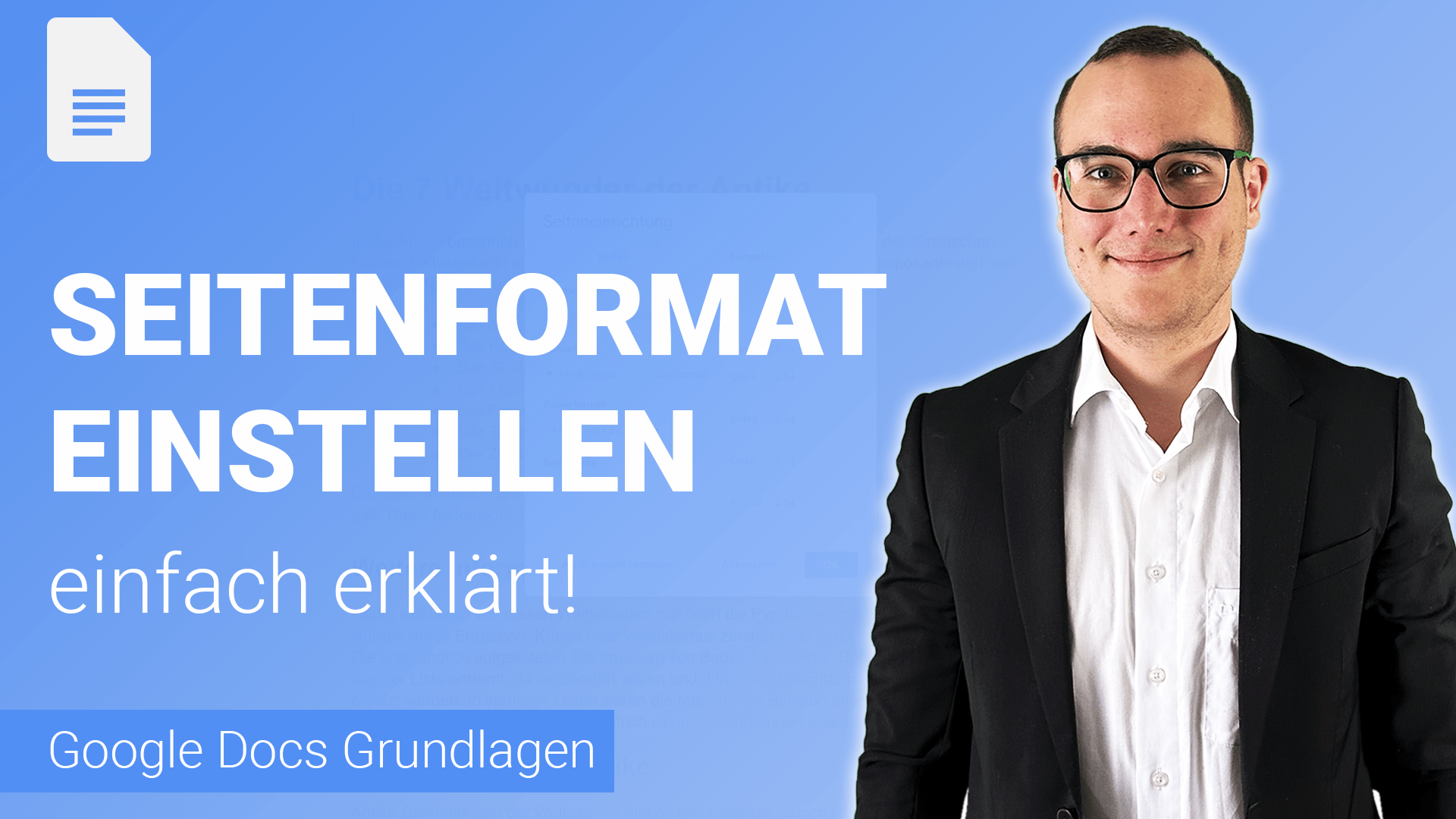 SEITENFORMAT (DIN-Format) einstellen einfach erklärt