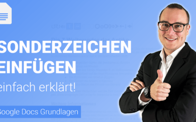 SONDERZEICHEN einfügen einfach erklärt