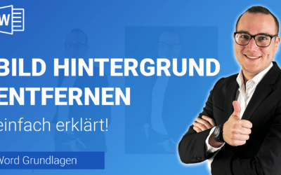 BILD HINTERGRUND entfernen einfach erklärt