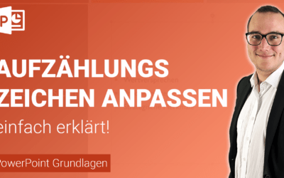 EIGENE AUFZÄHLUNGSZEICHEN einfügen einfach erklärt