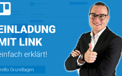 EINLADUNG mit LINK in Arbeitsbereich einfach erklärt