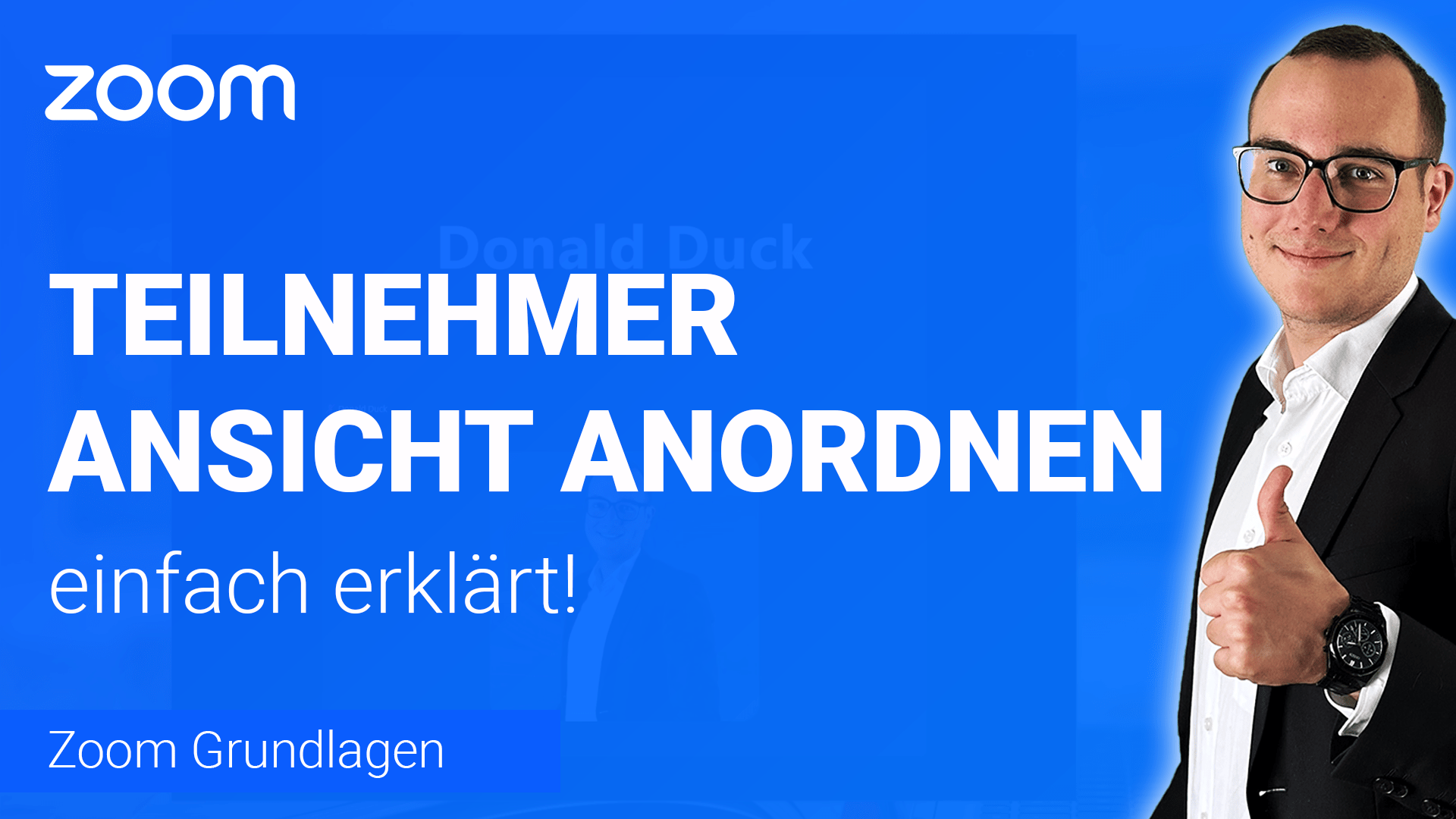 TEILNEHMER-ANSICHT manuell anordnen einfach erklärt