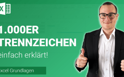 1.000er TRENNZEICHEN einfügen einfach erklärt