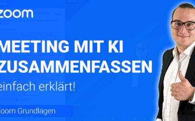 MEETING mit KI zusammenfassen einfach erklärt
