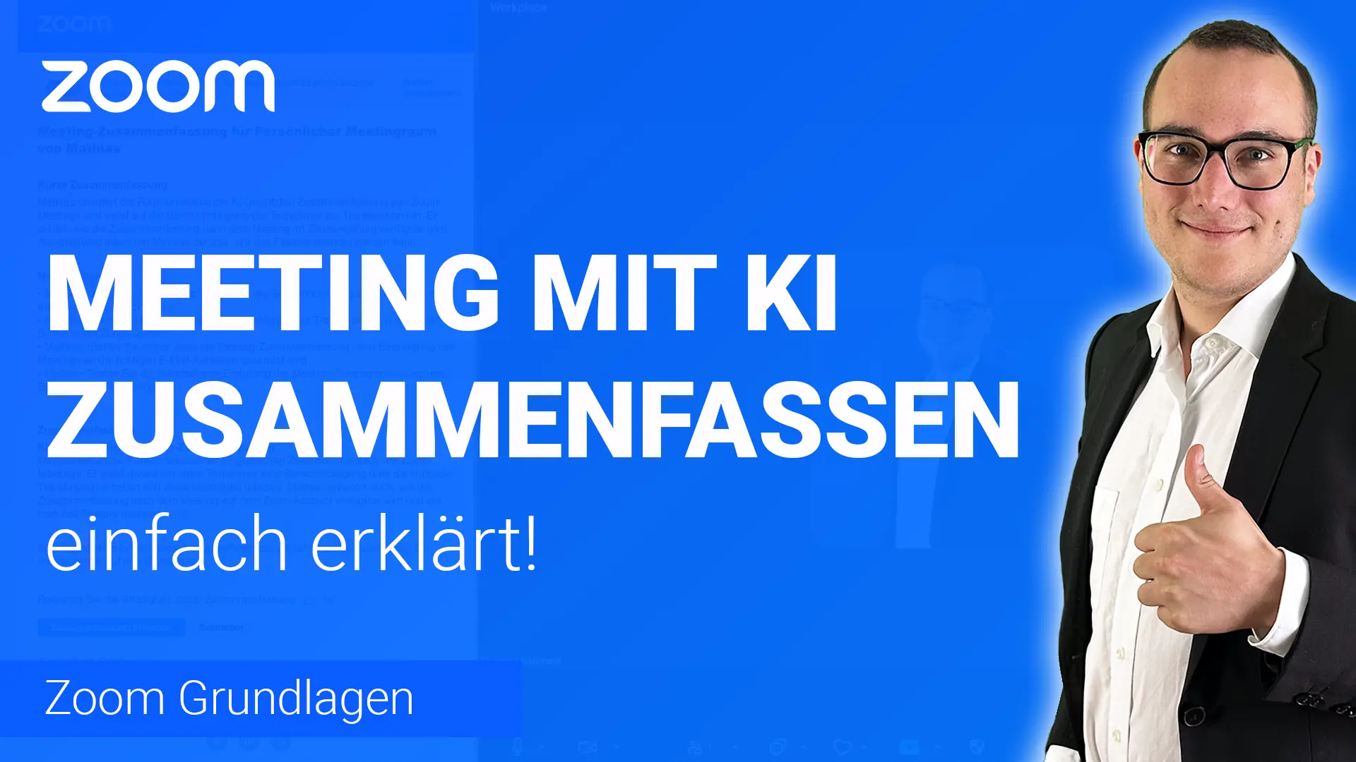 MEETING mit KI zusammenfassen einfach erklärt