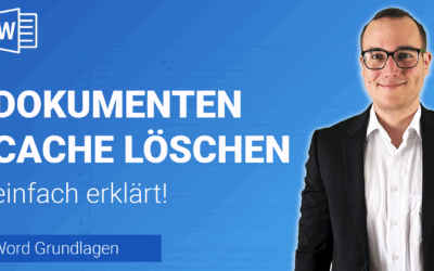 DOKUMENTEN CACHE löschen einfach erklärt