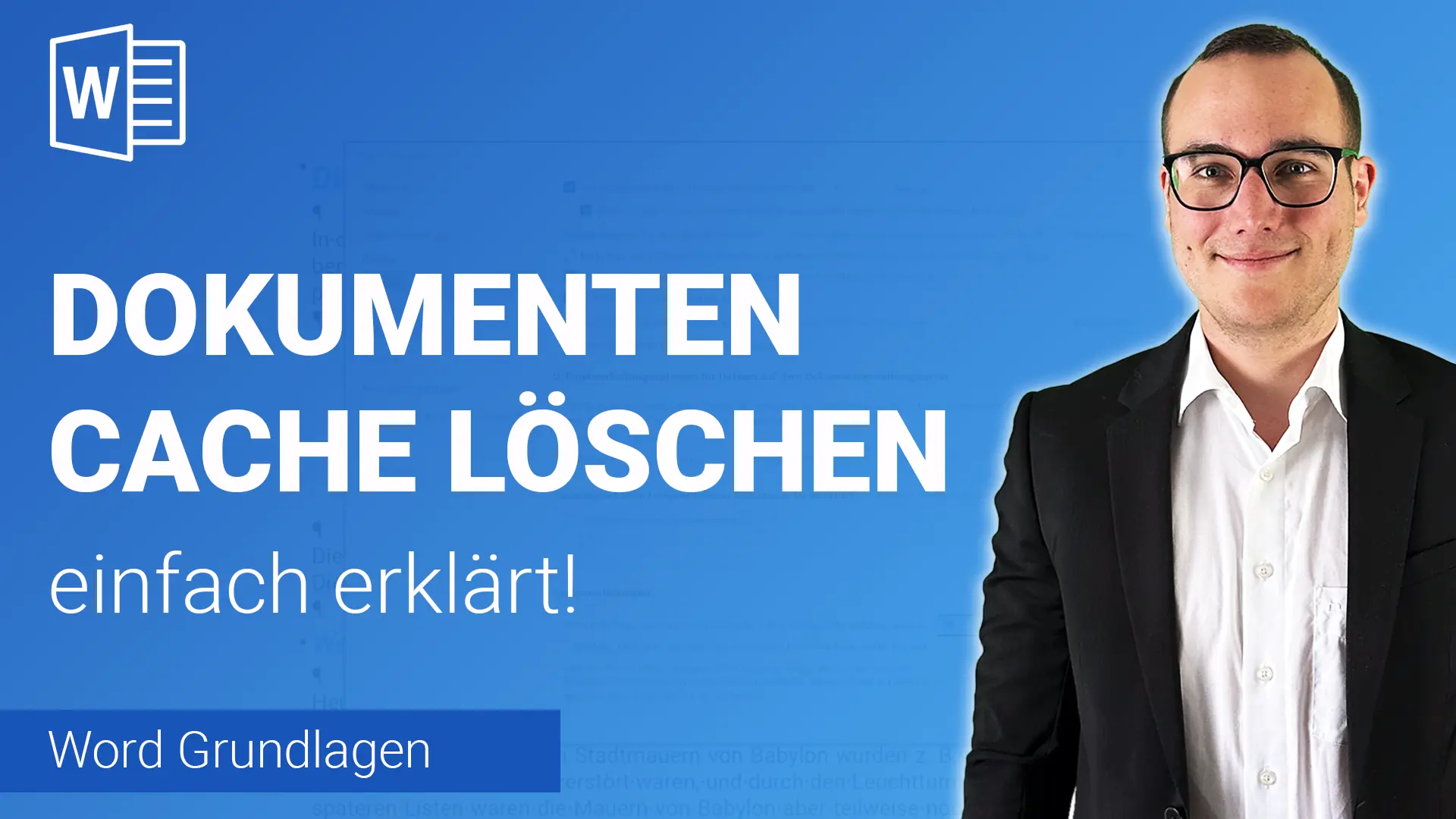 DOKUMENTEN CACHE löschen einfach erklärt