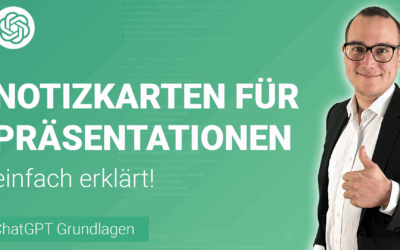 NOTIZKARTEN für Präsentationen in ChatGPT erstellen einfach erklärt