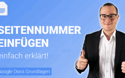 SEITENZAHL einfügen einfach erklärt