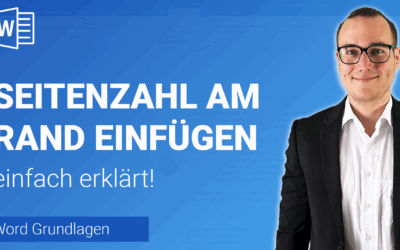 SEITENZAHL am RAND einfügen einfach erklärt