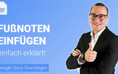 FUßNOTEN einfügen einfach erklärt