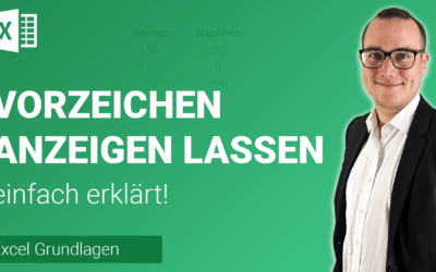 VORZEICHEN anzeigen lassen einfach erklärt