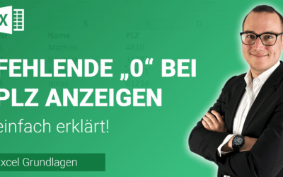 PLZ richtig formatieren einfach erklärt